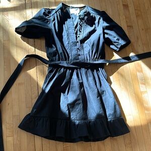 ba&sh black cotton dress M
